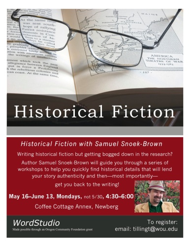 Historical Fiction flyer